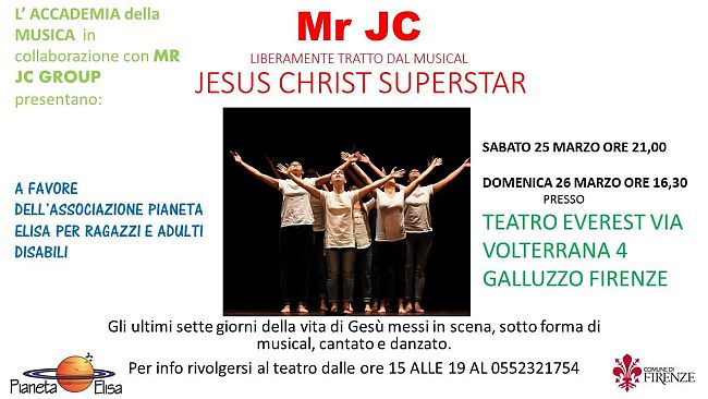 Mister Jesus Christ Superstar al Teatro Everest del Galluzzo 