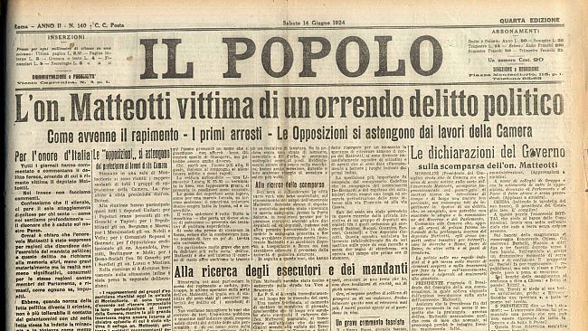 A Firenze un ricordo di Matteotti e dei fratelli Rosselli