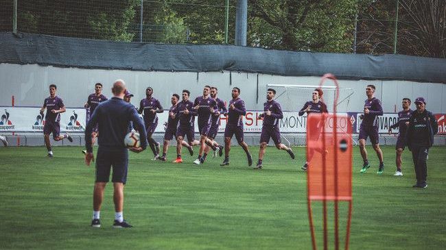 Fiorentina: il primo allenamento