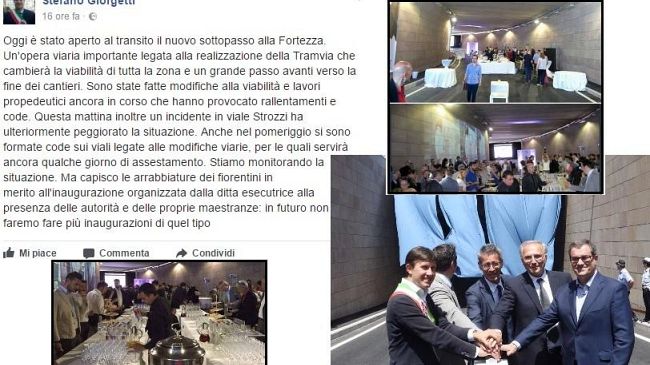 Apre il sottopasso della Tramvia alla Fortezza: è una festa, anzi no