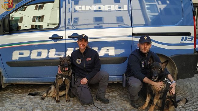 La Polizia di Stato sequestra sei chili e mezzo di hashish sotterrati alle Cascine