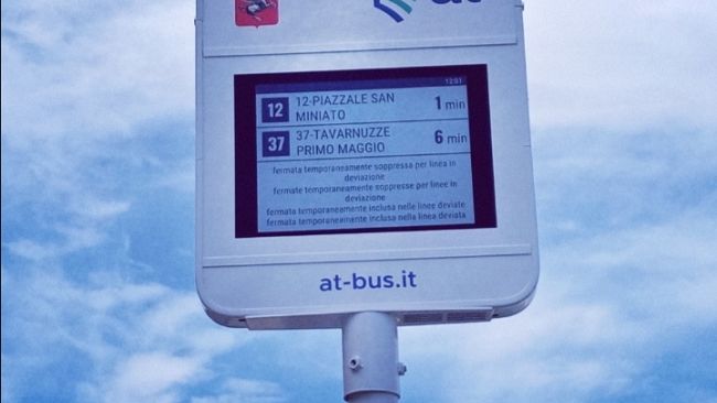 Tpl, nuove paline Autolinee Toscane a Firenze