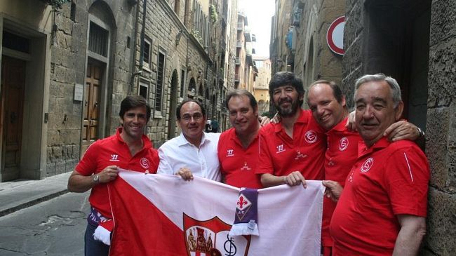 Fiorentina vs Siviglia, tifosi turisti a Firenze
