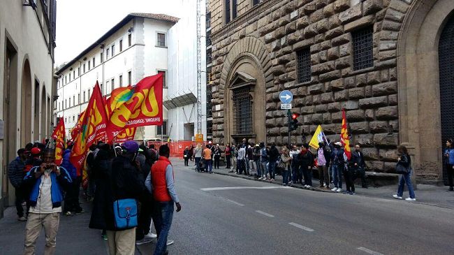 Firenze: manifestazione contro il decreto Minniti-Orlando