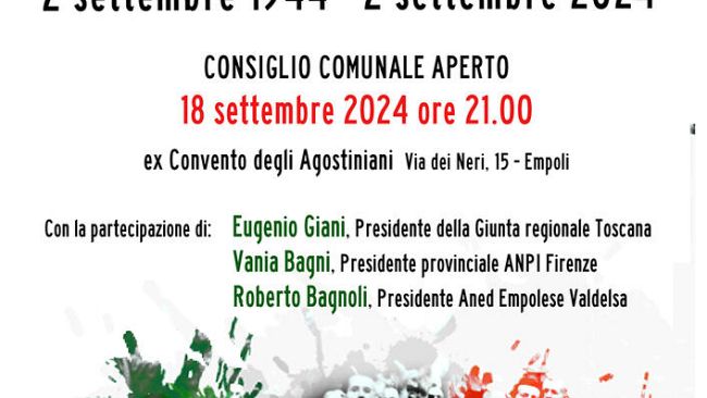 A Sesto Fiorentino lunedì 16 settembre 80 anni dalla Liberazione