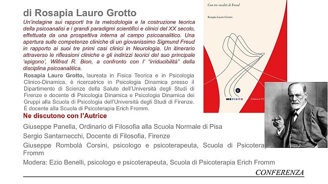 Nel libro 'Paradigmi Metapsicologici' tre scritti inediti di Freud