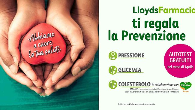 Test gratuiti per la cittadinanza nella LloydsFarmacia del Guarlone