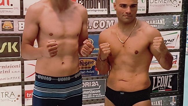 Mustafa VS Abatangelo, ad Alba i pesi ufficiali