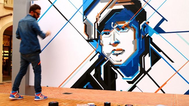 Tape Art: No Curves a Pisa per Internet Festival