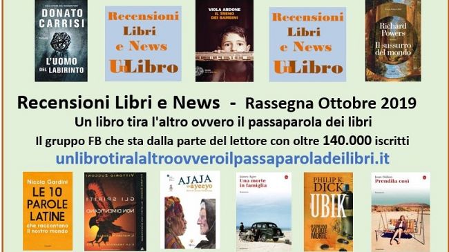 I libri più letti e commentati del mese di ottobre 2019