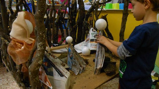 Manifestazione degli insegnanti di scuola dell'infanzia a Firenze