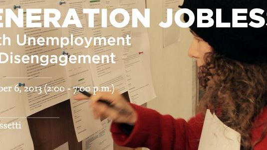 Domani conferenza internazionale ''Generazione senza lavoro''