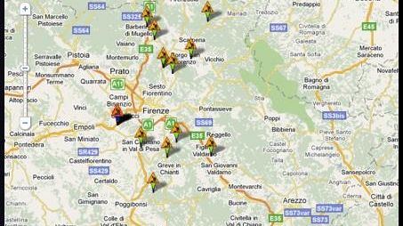 I cantieri stradali finiscono sulle mappe di Google