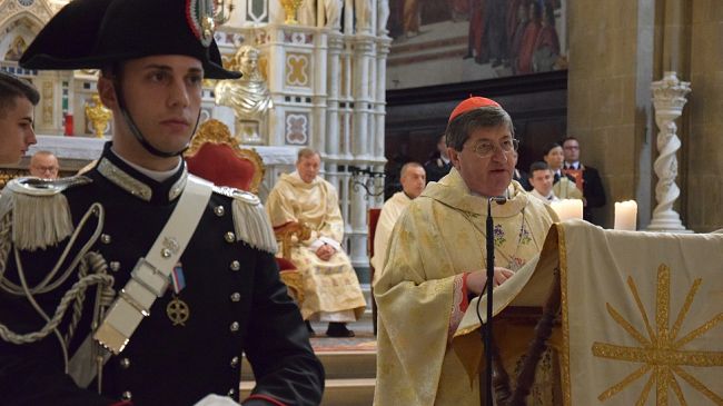 Messa in onore della Virgo Fidelis a Santa Maria Novella