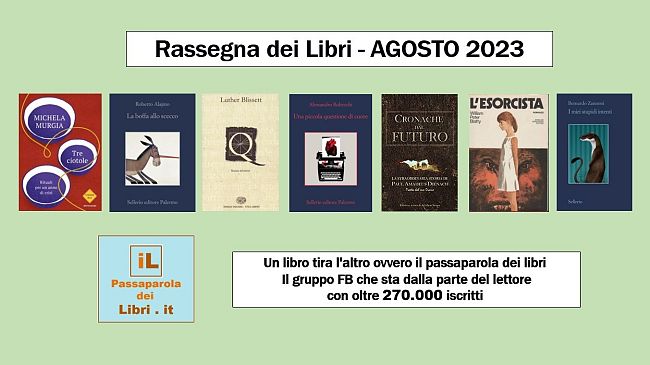 Rassegna dei libri dell'agosto 2023