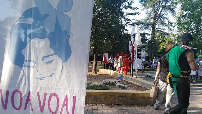 Galluzzo, area giochi intitolata a Sofia: cerimonia piena di luce, amore e forza