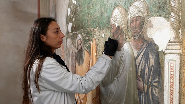 Cappella Bardi, visite per il pubblico nel cantiere  di restauro