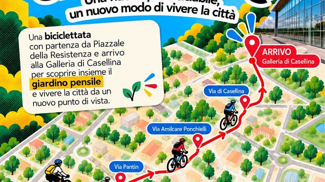 Scandicci: nuovo giardino sopra la galleria dell'autostrada 