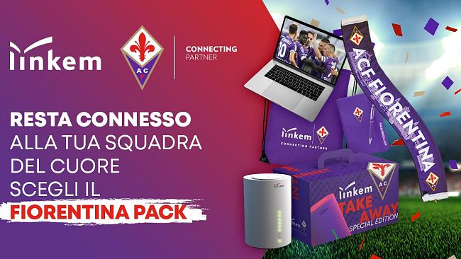 Vai in rete con Linkem grazie al Fiorentina Pack!