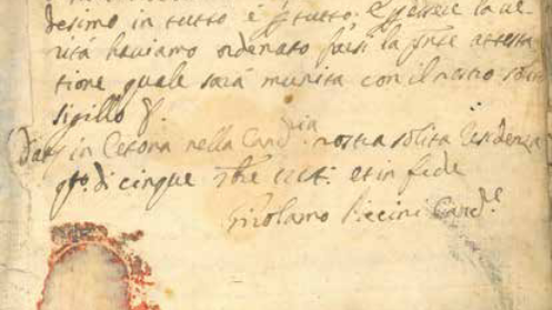 Sabato 18 novembre presentazione del volume 'Gli statuti di Vinci'