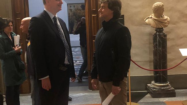 Ulisse e Alberto Angela agli Uffizi per i capolavori di Leonardo: con Giorgia, Proietti e Benigni