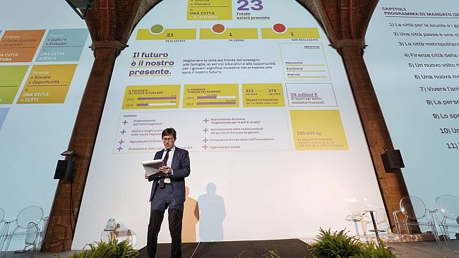 La relazione di fine mandato del sindaco nel Consiglio comunale di Firenze
