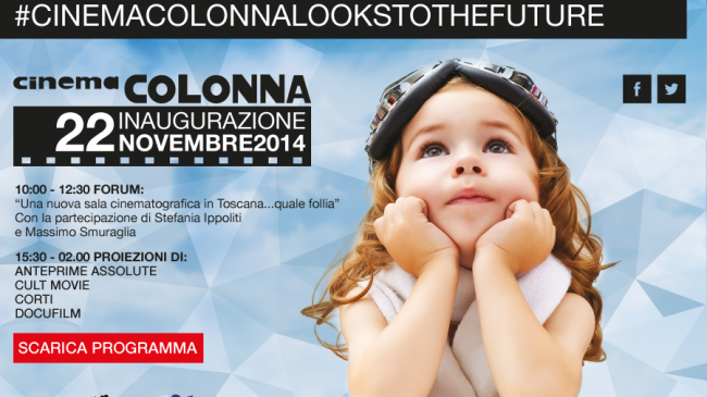 Cinema Colonna: l'inaugurazione sabato