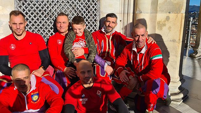 La salita benefica sulla cupola del Duomo