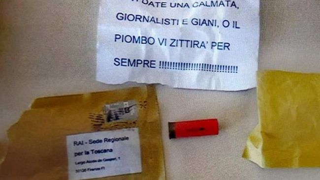 busta-con-proiettile-minacce-a-giani-e-ai-giornalisti-rai