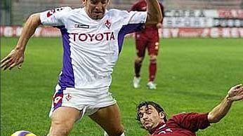 Calcio: prova opaca dei Viola che pareggiano a Reggio.<BR>Donadel il migliore in campo