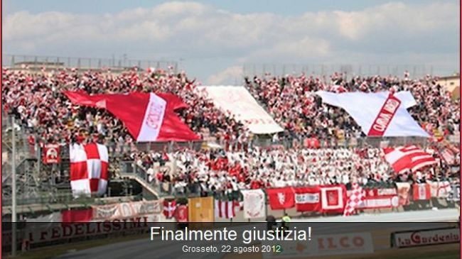 Calcioscommesse: il Grosseto vince il ricorso e resta in Serie B