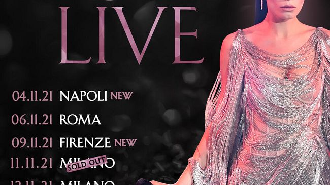 Martedì 9 novembre 2021 Elodie all'Auditorium Flog