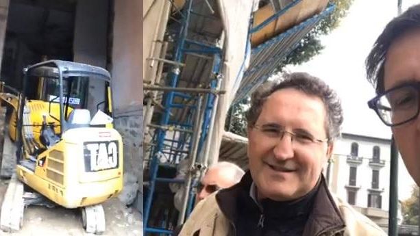 Tramvia, Sindaco in Diretta dalla Galleria Belfiore