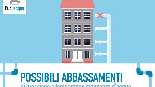 Serbatoio del Pellegrino: intervento elettrico di Publiacqua ridurrà la pressione