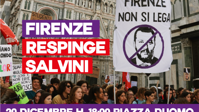 Salvini: Firenze prepara gli striscioni