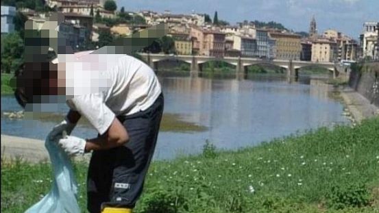 Detenuti di Sollicciano hanno pulito la riva sinistra dell’Arno
