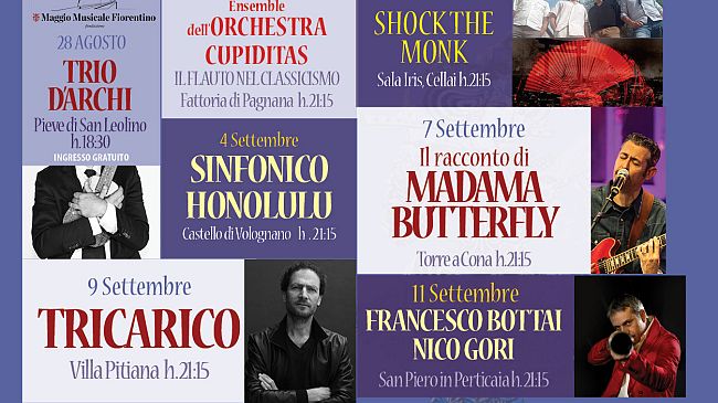 Suoni e Colori in Toscana, l'edizione 2021