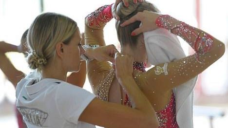 Ginnastica Ritmica Italiana, un giorno con le Farfalle Azzurre - FOTO -
