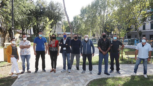 Nuova area cani in viale Corsica 