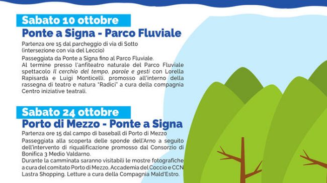 Le Vie dell’Acqua, sabato 10 ottobre la prima camminata