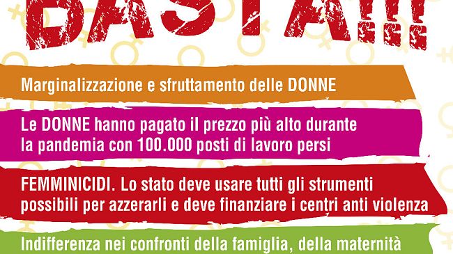 Per l'8 marzo un drappo rosso ai balconi e una candela