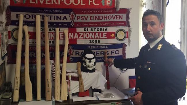 Daspo a tifosi del Siviglia: fermata anche auto con mazze e bastoni