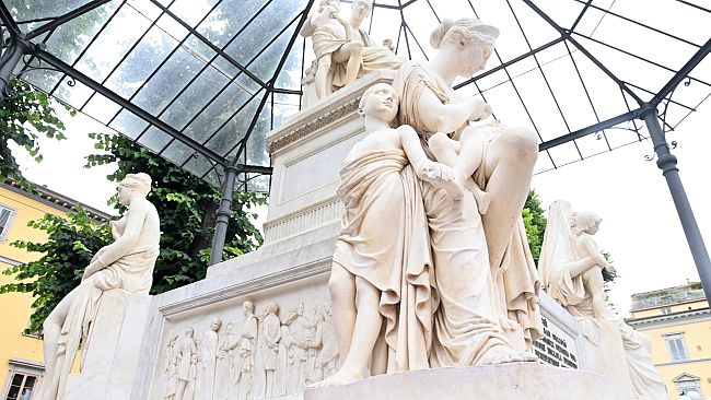 Rivive il monumento a Demidoff scolpito dal Bartolini