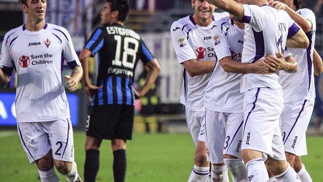 La Fiorentina vince a Bergamo