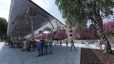 Isolotto: una nuova piazza tra mercato, pensilina ed area giochi