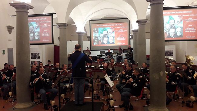 La Banda dell'Esercito Italiano presso l'istituto Geografico Militare
