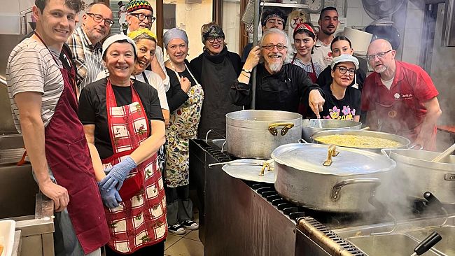 Pranzi di Natale di Sant'Egidio e alla Caritas