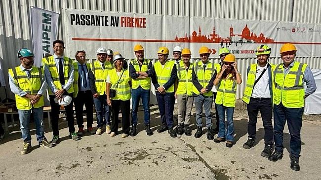 Ferrovie: sopralluogo di Salvini al cantiere del Passante AV