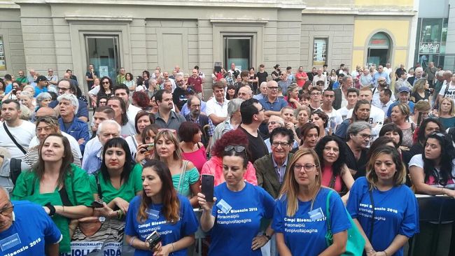 Ballottaggio comunali: Matteo Salvini a Campi Bisenzio