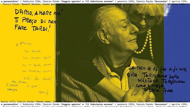 Franca Rame e Dario Fo: nuova targa del teatro Obihall di Firenze